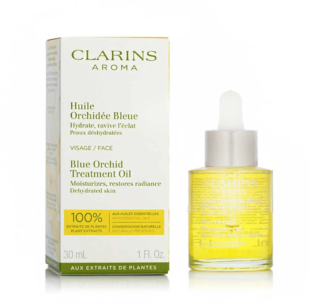 Clarins Blue Orchid Face Treatment Oil aliejus sausai veido odai, 30 ml
