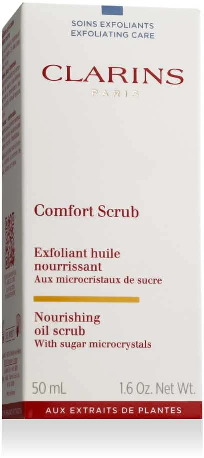 Clarins Comfort Scrub veido šveitiklis jautriai, sausai odai, 50 ml