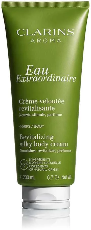 Clarins Eau Extraordinaire Revitalizing Silky Body Kreminis gaivinantis kūno kremas, 200 ml