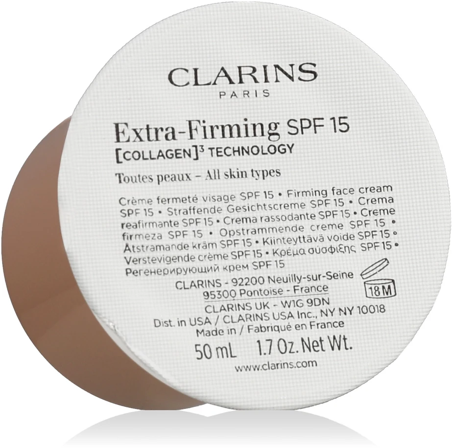 „Clarins Extra Stangrinantis“ dieninis kremas su SPF15 papildymas, 50 ml