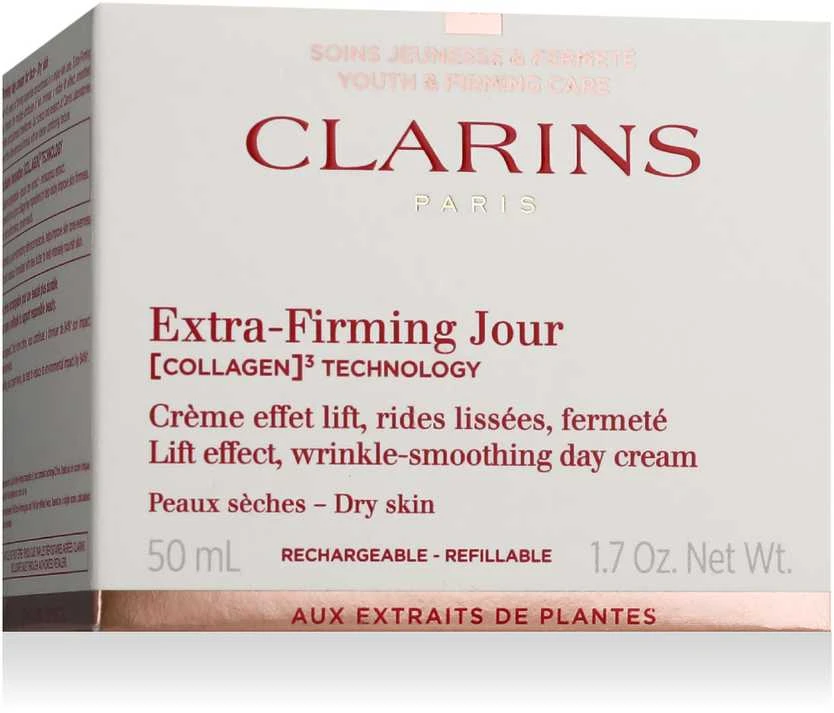 Clarins Extra Firming Day Kreminis Dry Skin / Papildomas, 50 ml