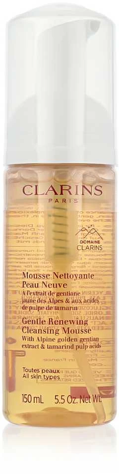 „Clarins“ švelnios, atsinaujinančios valomosios putos su pompele, 150 ml