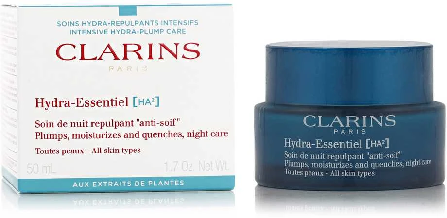 Clarins Hydra-Essentiel [HA2] Night Care Night Skin Kreminis moterims, 50 ml