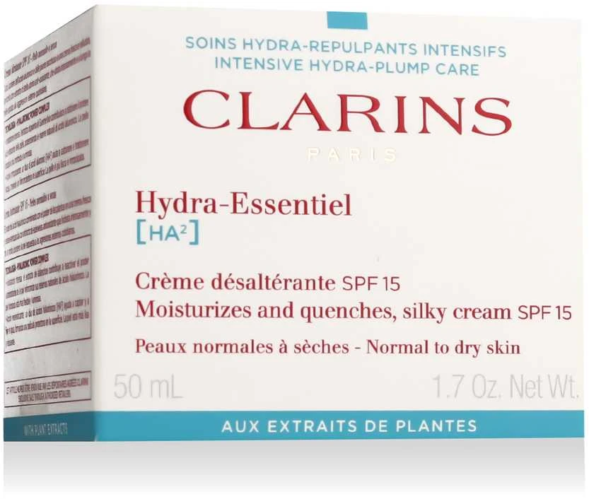 Clarins Hydra-Essentiel [HA²] Drėkinamasis veido kremas su SPF15, 50 ml