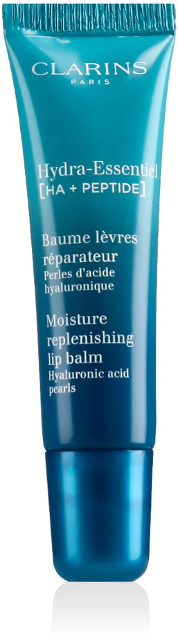 Clarins Hydra-Essentiel (Ha + Peptide) Moisture Jauninamasis Lūpų balzamas drėkinantis lūpų balzamas, 15 ml