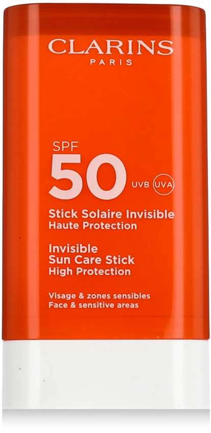 Clarins Invisible Sun Care Stick SPF 50 apsauginis pieštukas nuo saulės, 17 g