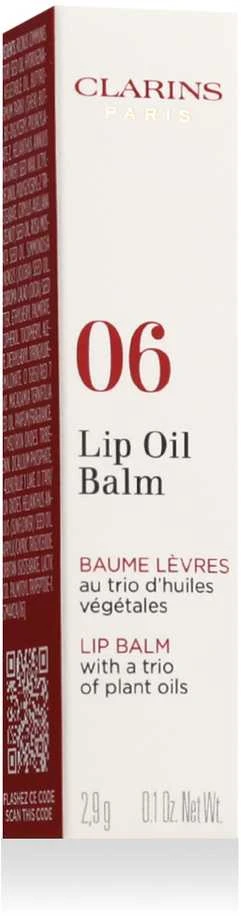 Clarins Lip Oil Balm lūpų balzamas, atspalvis: 06 Fig, 2,9 g