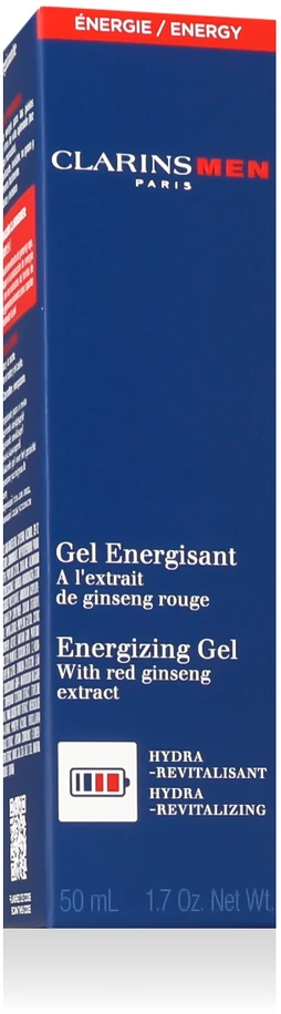 Clarins Clr Men Gel Energizante Rostro, 50 ml