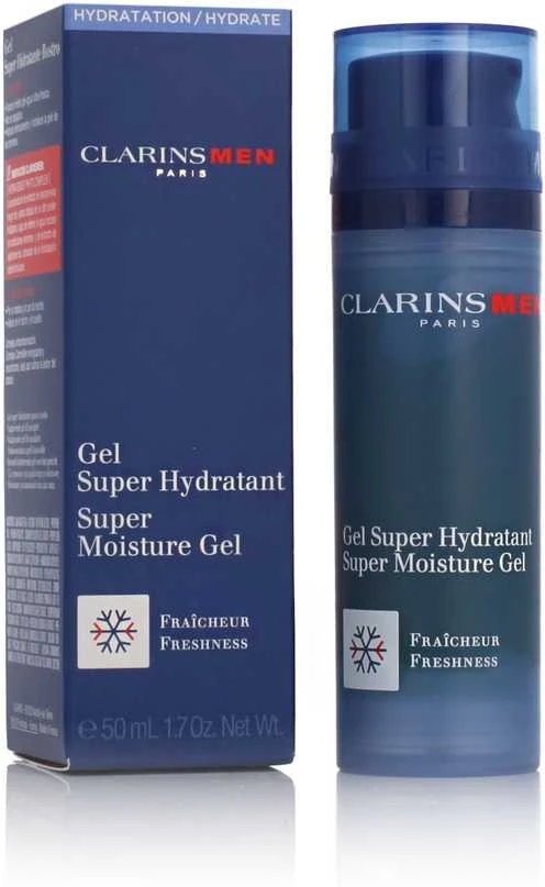 Clarins Drėkinamasis gelis vyrams Vyrai (Super Moisture Gel) 50 ml