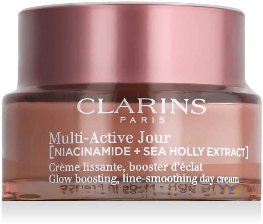 „Clarins Multi-Active Jour Day“ kremas sausai odai su niacinamidu ir jūros bugienio ekstraktu, 50 ml