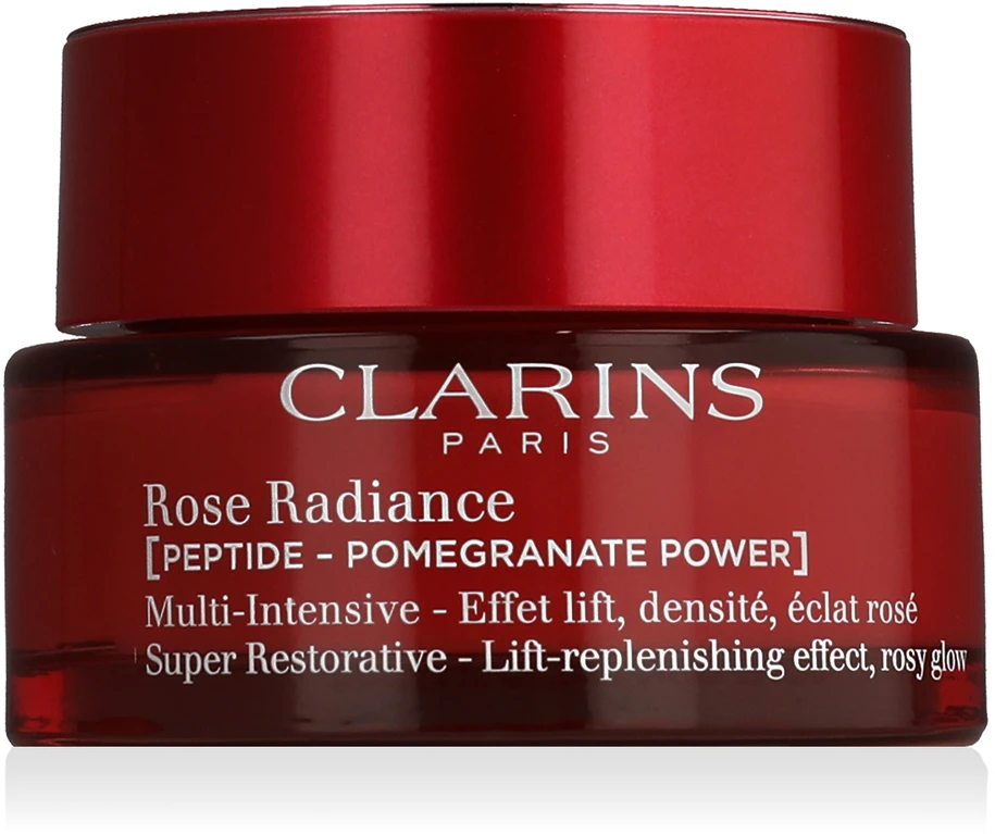 Clarins Super Restorative Rose švytėjimo suteikiantis kreminis, 50 ml