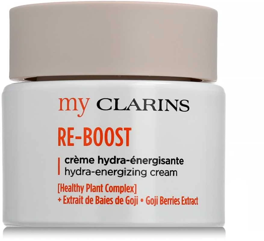 Clarins My Clarins Re-Boost Hydra-Energizing Kreminis drėkinantis ir energijos suteikiantis kremas visų tipų veido odai, 50 ml