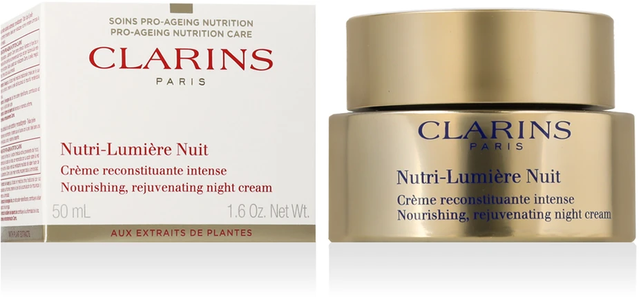 Clarins Nutri-Lumiére Night Skin Kreminis moterims, 50 ml