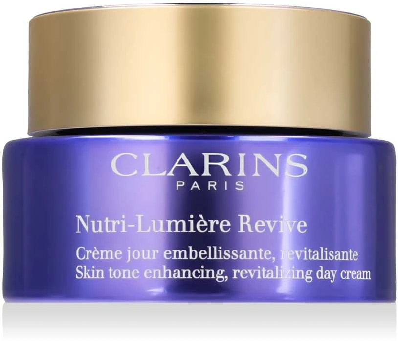 Clarins Nutri-Lumiére Revive Skin Tone Enhancing, Revitalizing Day Kreminis Day Kreminis moterims, 50 ml