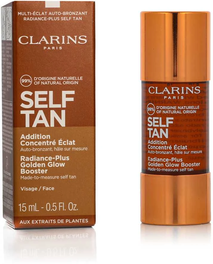 Įdegį skatinantis kūno serumas Clarins Radiance-Plus Golden Glow Booster 15 ml