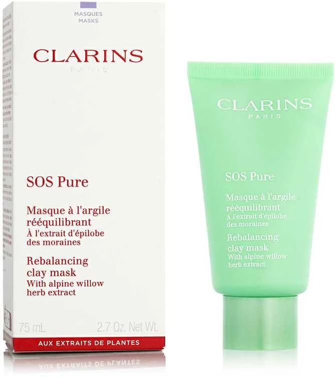 Clarins SOS Pure Face Mask moterims, 75 ml
