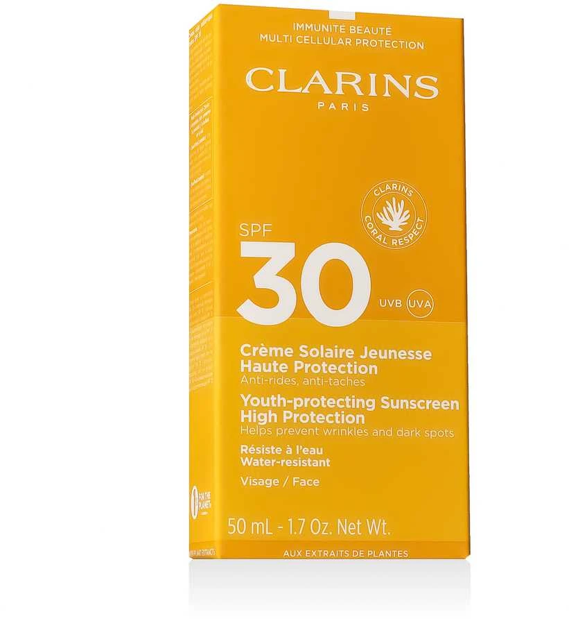 Clarins jaunystę apsaugantis kremas nuo saulės SPF30, 50 ml