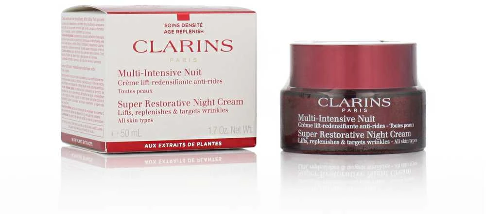 Clarins Super Restorative Night Kreminis Night Skin Kreminis moterims, 50 ml