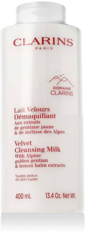 Clarins Velvet Cleansing Milk valomasis pienelis visiems odos tipams, 400 ml