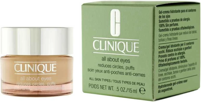 Clinique All About Eyes paakių gelis-kremas, 15 ml