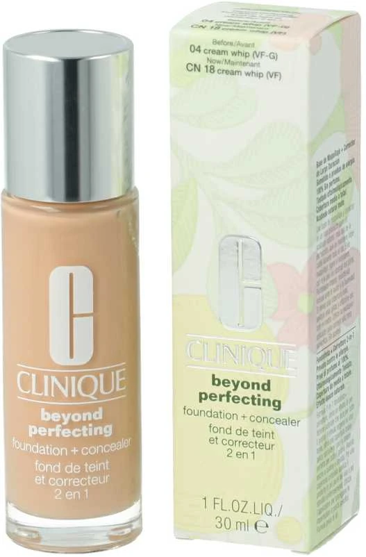 „Clinique Beyond Perfecting Foundation“ makiažo pagrindas ir kaukė „Creamwhip“, 30 ml