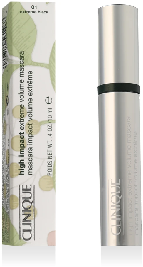 Apimties suteikiantis juodas blakstienų tušas Clinique High Impact Extreme Volume, 01 Extreme Black, 10 ml