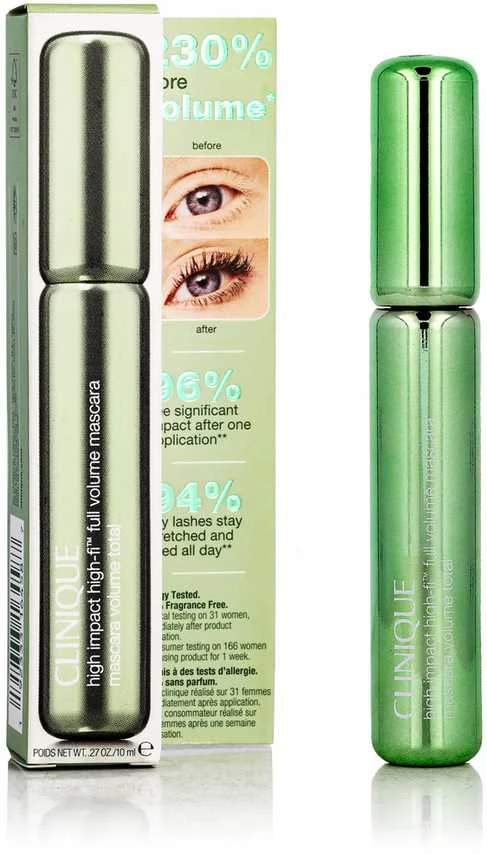 Clinique High Impact High-Fi Full Volume Blakstienų tušas #01 Intense Juodas, 10 ml