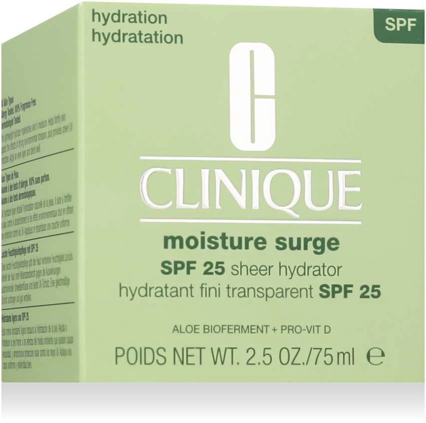 Clinique drėkinamasis gelinis kremas Moisture Surge SPF 25 (Sheer Hydrator), 75 ml
