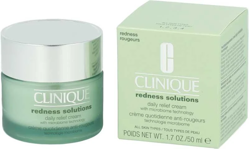 Clinique Redness Solutions Daily Relief Kreminis veido kremas raustančiai odai, 50 ml