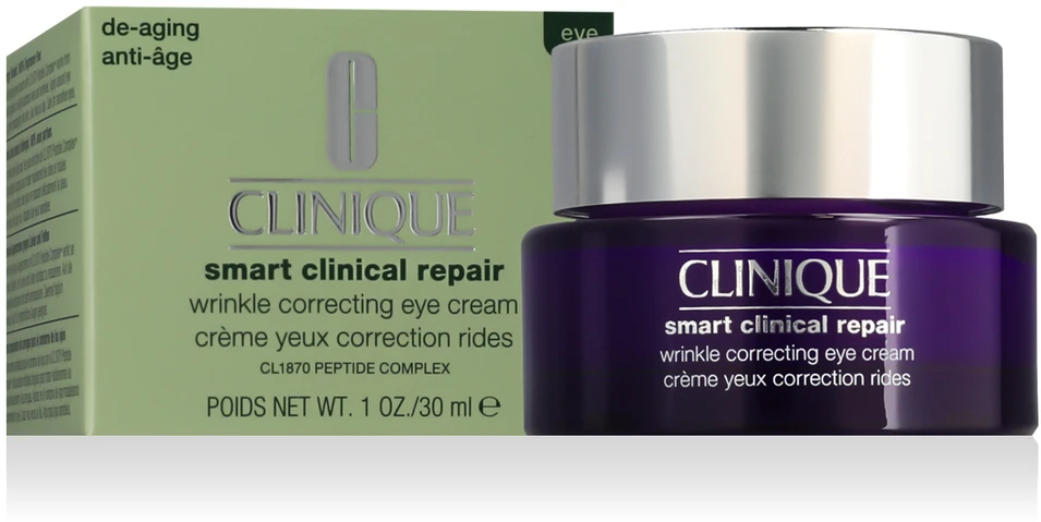 Clinique Smart Clinical Repair™ Wrinkle Correcting Paakių kremas korygujący kremas nuo raukšlių pod oczy 30ml