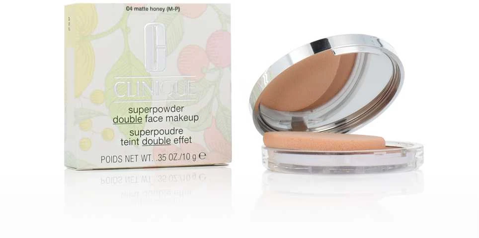 Clinique Superpowder Double Face Powder kompaktinė pudra, atspalvis: 04 Matte Honey, 10 g