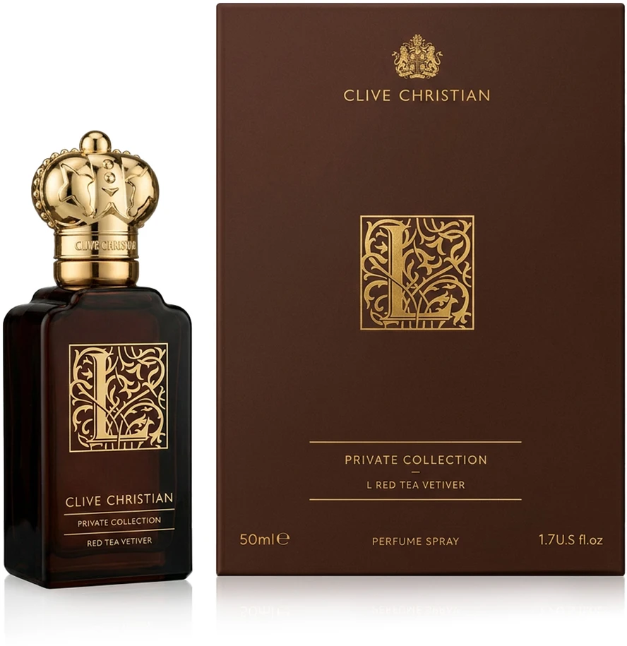 Clive Christian L Raudona Tea Vetiver Eau De Parfum Purškiklis, 50 ml