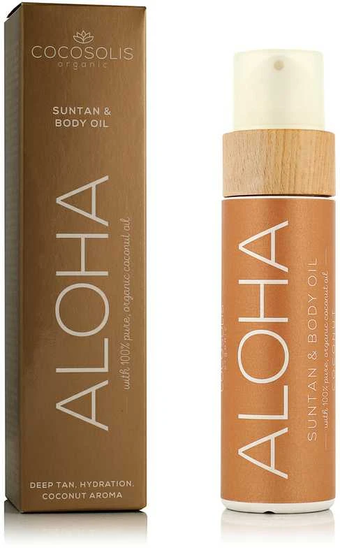 Organiškas kūno įdegio aliejus Cocosolis ALOHA, 110ml