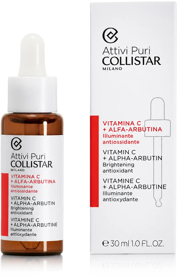 Skaistinamasis antioksidantas - lašai Collistar Attivi Puri Vitamin C Alpha-Arbutin Brightening Antioxidan
