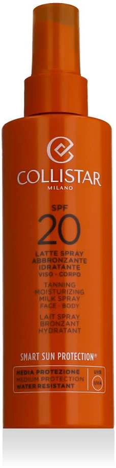 Collistar Smart Apsauga nuo saulės Tanning Moisturizing Milk Purškiklis Sun Losjonas kūnui unisex, 200 ml