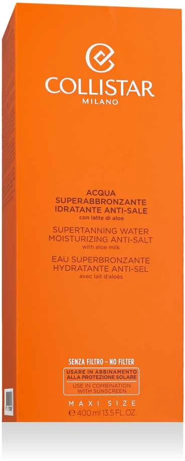 Collistar Special Perfect Tan Supertanning Vanduo Moisturizing Anti-Salt Sun Losjonas kūnui moterims, 400 ml