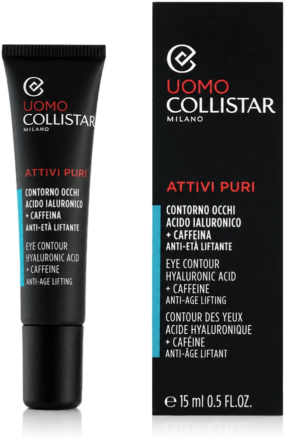Collistar Uomo Anti-Wrinkle Eye Contour Kreminis akių kontūro kremas nuo raukšlių vyrams, 15 ml
