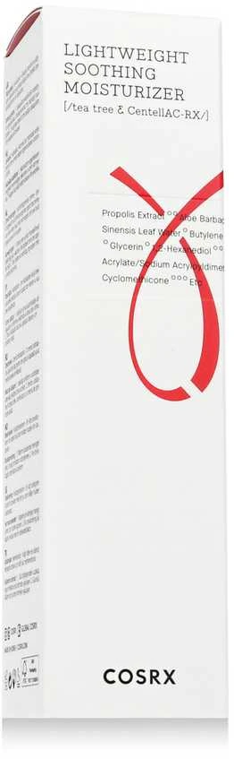 COSRX AC Collection Lightweight Soothing Moisturizer drėkinamasis veido kremas probleminei odai, 80 ml