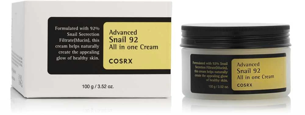 Cosrx Advanced Snail 92 All In One Veido kremas su sraigių mucinu, 100 g