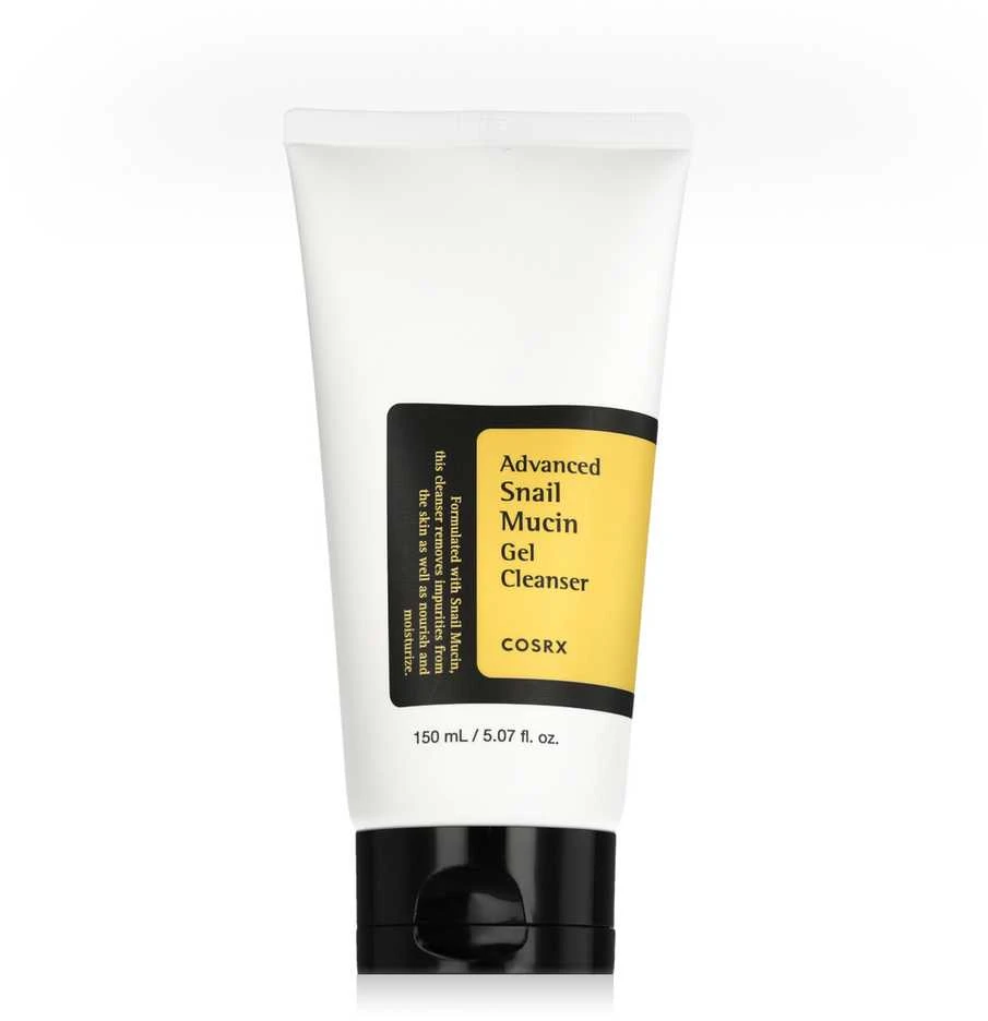 COSRX Advanced Snail Mucin Gel Cleanser Gelinis veido prausiklis su sraigių mucinu, 150 ml