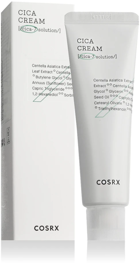 COSRX Pure Fit Cica Kreminis veido kremas probleminei odai, 50 ml