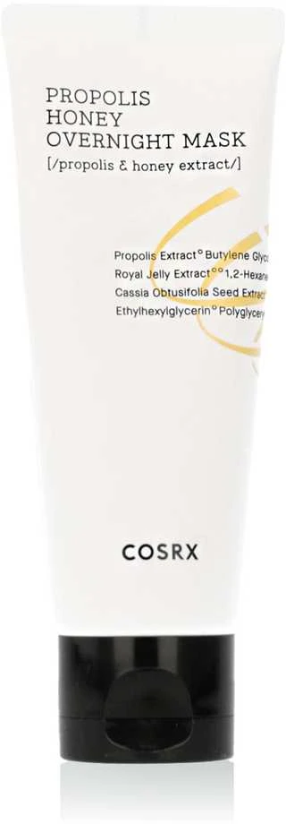 COSRX Full Fit Propolis Honey Overnight Mask naktinė veido kaukė, 60 ml