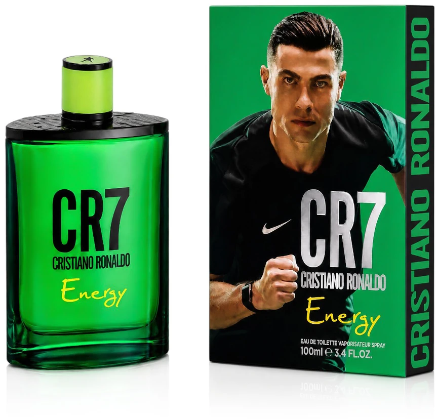 Cristiano Ronaldo CR7 Energy EDT tualetinis vanduo vyrams, 100 ml