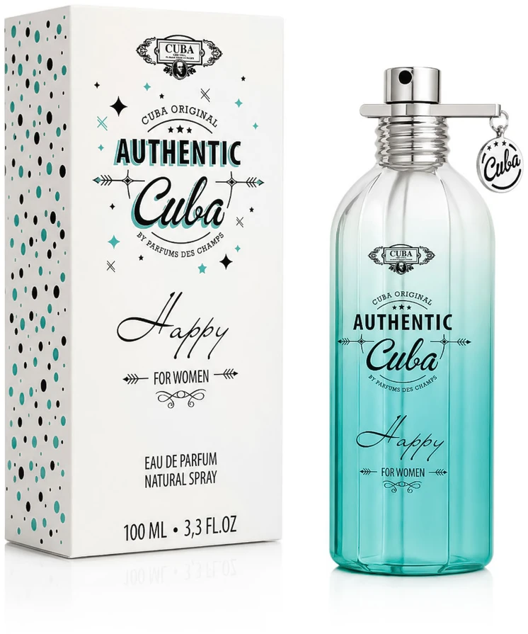 Cuba Authentic Happy EDP parfumuotas vanduo moterims, 100 ml