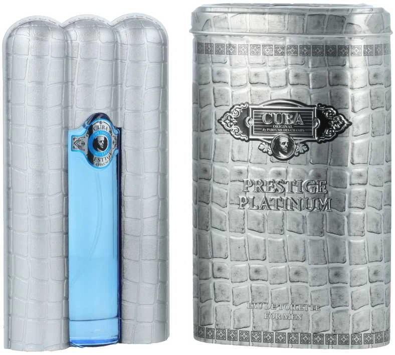 Cuba Prestige Platinum EDT tualetinis vanduo vyrams, 90 ml