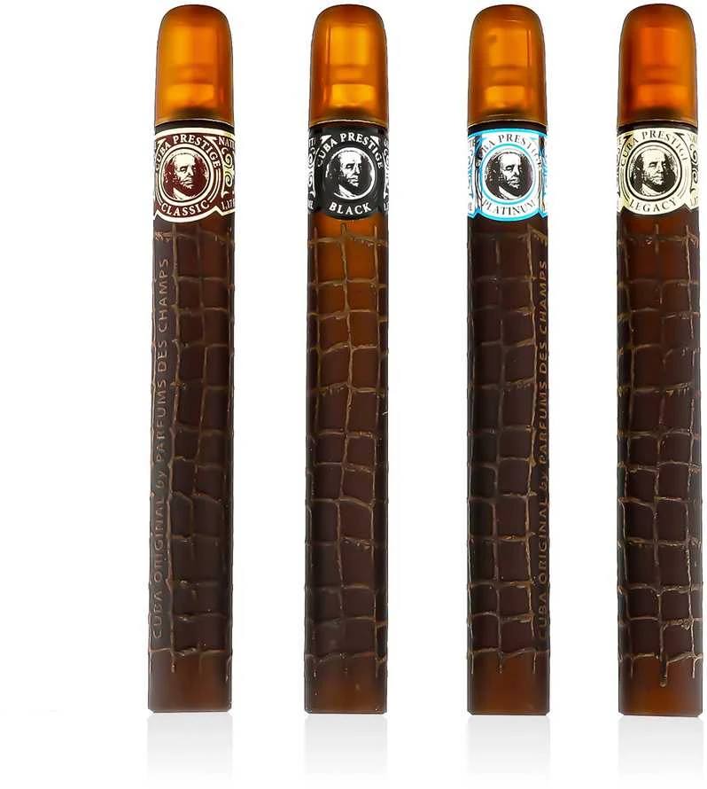 Cuba Prestige EDT rinkinys vyrams (EDT 35 ml + EDT Prestige Juodas 35 ml + EDT Prestige Platinum 35 ml + EDT Prestige Legacy 35 ml)