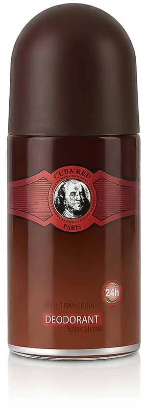 Cuba Raudona Dezodorantas, 50 ml