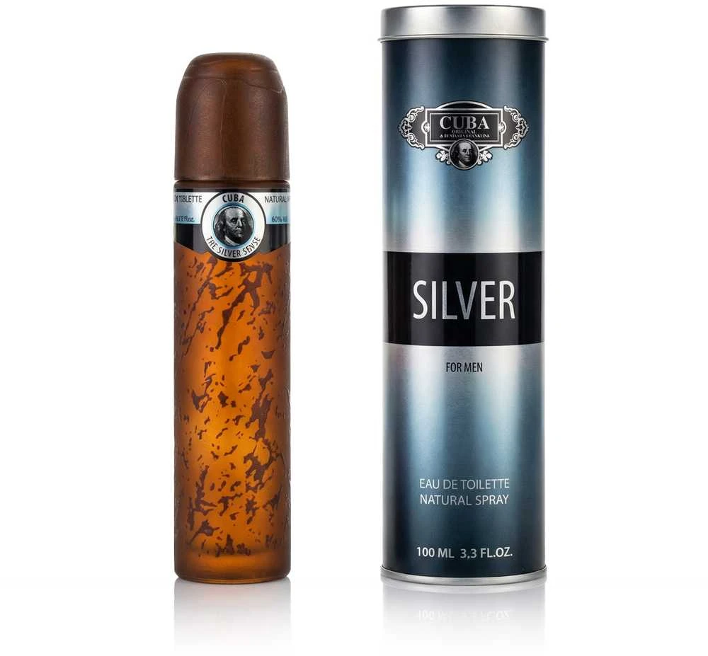 Cuba Sidabrinis EDT tualetinis vanduo vyrams, 100 ml