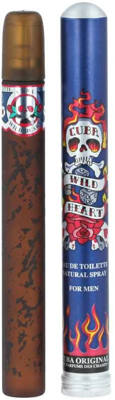 Cuba Wild Heart EDT tualetinis vanduo vyrams, 35 ml