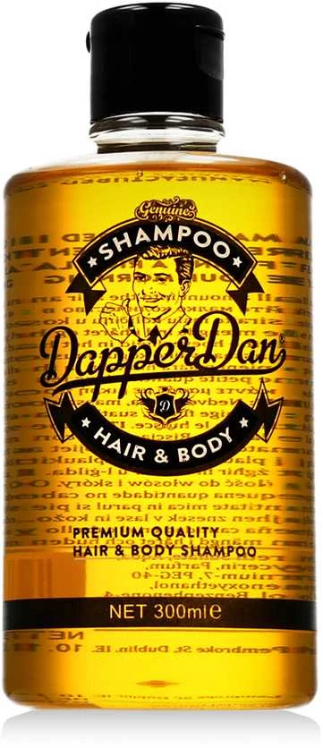 Dapper Dan Hair and Body Šampūnas šampūnas ir kūno prausiklis vyrams, 300 ml